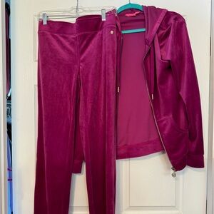 Jacket and pants athletic set